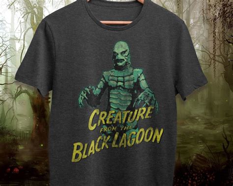 creature black lagoon shirt|CREATURE FROM THE BLACK LAGOON .